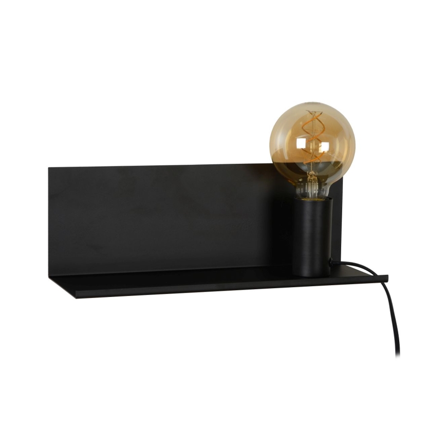 Lucide 06218/01/30 - Nástěnné svítidlo SEBO 1xE27/40W/230V černá