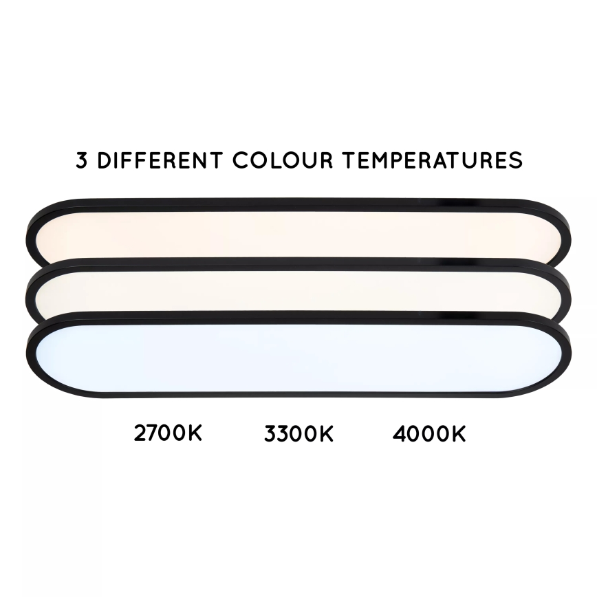 Lucide 07121/36/30 - LED Stmívatelné stropní svítidlo ELLY LED/36W/230V 2700/3300/4000K 20x80 cm