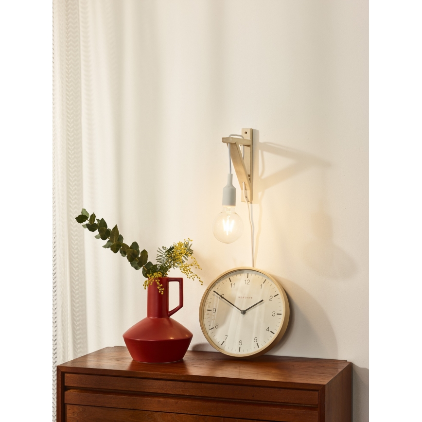 Lucide 08208/01/31 - Nástěnné svítidlo FIX WALL 1xE27/60W/230V bílá