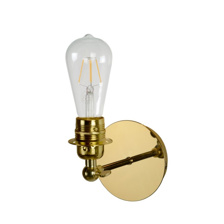 Lucide 08223/01/01 - LED nástěnné svítidlo RETRO 1xE27/5W/230V mosaz