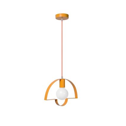 Lucide 08403/30/34 - Závěsné svítidlo SILHOUET 1xE27/60W/230V žluté