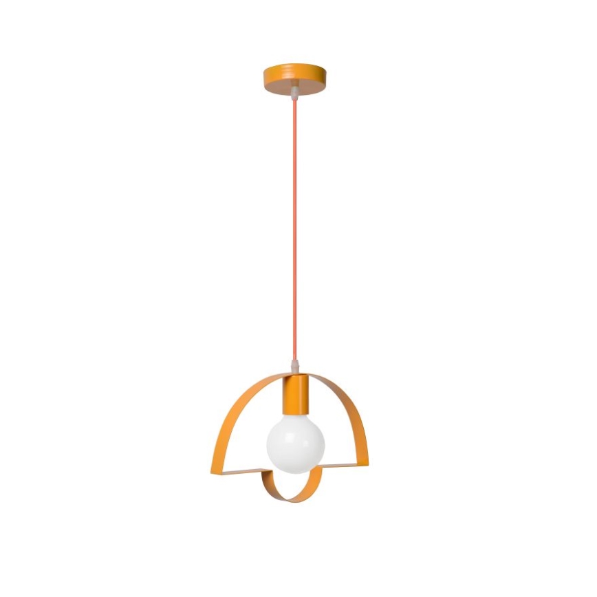 Lucide 08403/30/34 - Závěsné svítidlo SILHOUET 1xE27/60W/230V žluté
