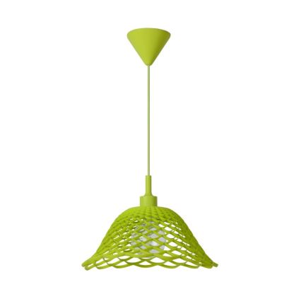 Lucide 08409/37/85 - Závěsné svítidlo CORTI 1xE27/60W/230V zelené