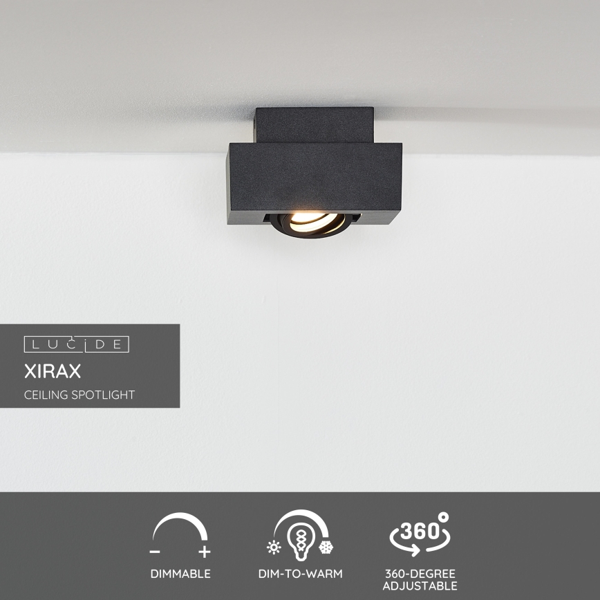 Lucide 09119/06/30 - LED Stmívatelné bodové svítidlo XIRAX 1xGU10/5W/230V