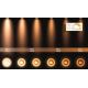 Lucide 09120/24/31 - LED Stmívatelné bodové svítidlo ZEFIX 2xGU10/12W/230V bílá