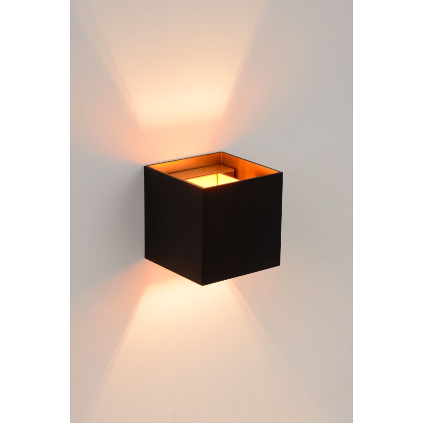 Lucide 09217/04/30 - LED Stmívatelné nástěnné svítidlo XIO 1xG9/4W/230V černé
