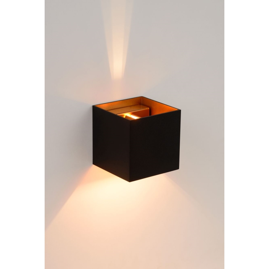 Lucide 09217/04/30 - LED Stmívatelné nástěnné svítidlo XIO 1xG9/4W/230V černé