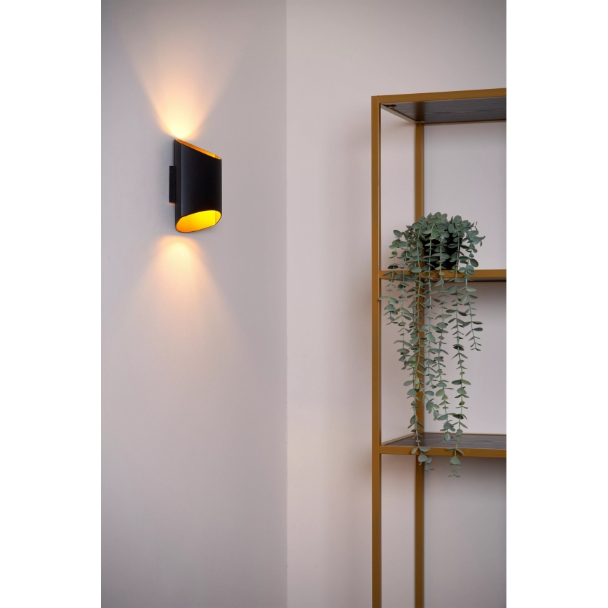 Lucide 09240/01/30 - Nástěnné svítidlo DILETTA 1xG9/40W/230V černá