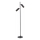 Lucide 09739/02/30 - Stojací lampa CLUBS 2xGU10/40W/230V černá