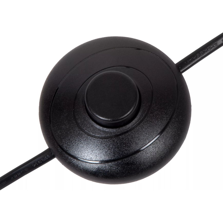 Lucide 09739/02/30 - Stojací lampa CLUBS 2xGU10/40W/230V černá