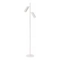 Lucide 09739/02/31 - Stojací lampa CLUBS 2xGU10/40W/230V bílá