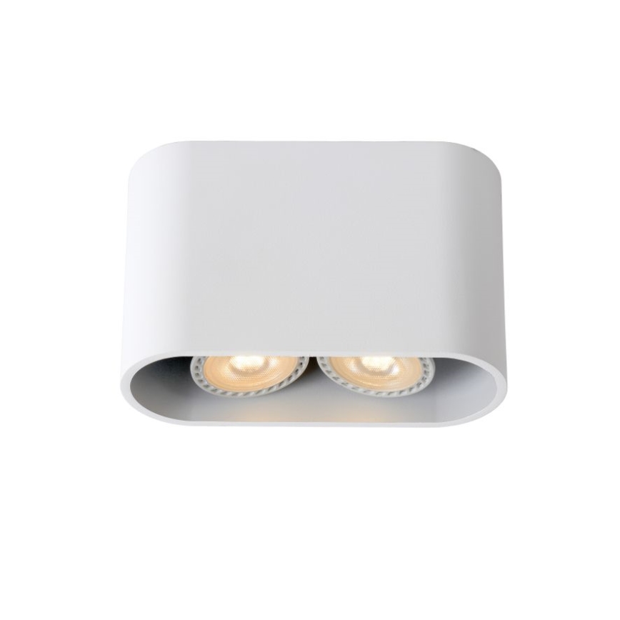 Lucide 09914/10/31 - LED Bodové svítidlo BENTOO 2xGU10/5W/230V bílá