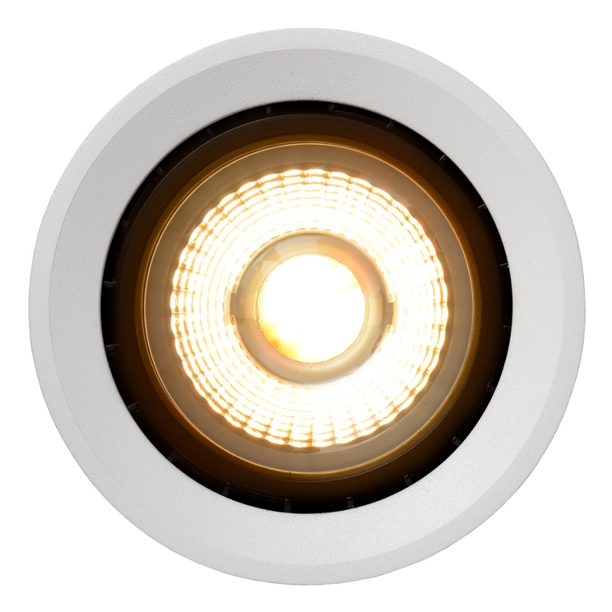 Lucide 09921/12/31 - LED Stmívatelné bodové svítidlo FEDLER 1xGU10/12W/230V 2200-3000K CRI95 bílá