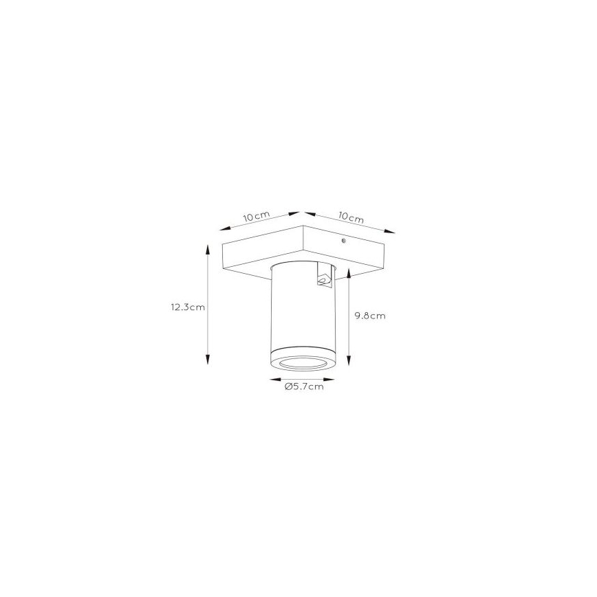 Lucide 09930/05/31 - LED Stmívatelné bodové svítidlo TAYLOR 1xGU10/5W/230V IP44