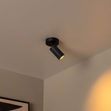 Lucide 09939/01/30 - Nástěnné bodové svítidlo CLUBS 1xGU10/40W/230V černá