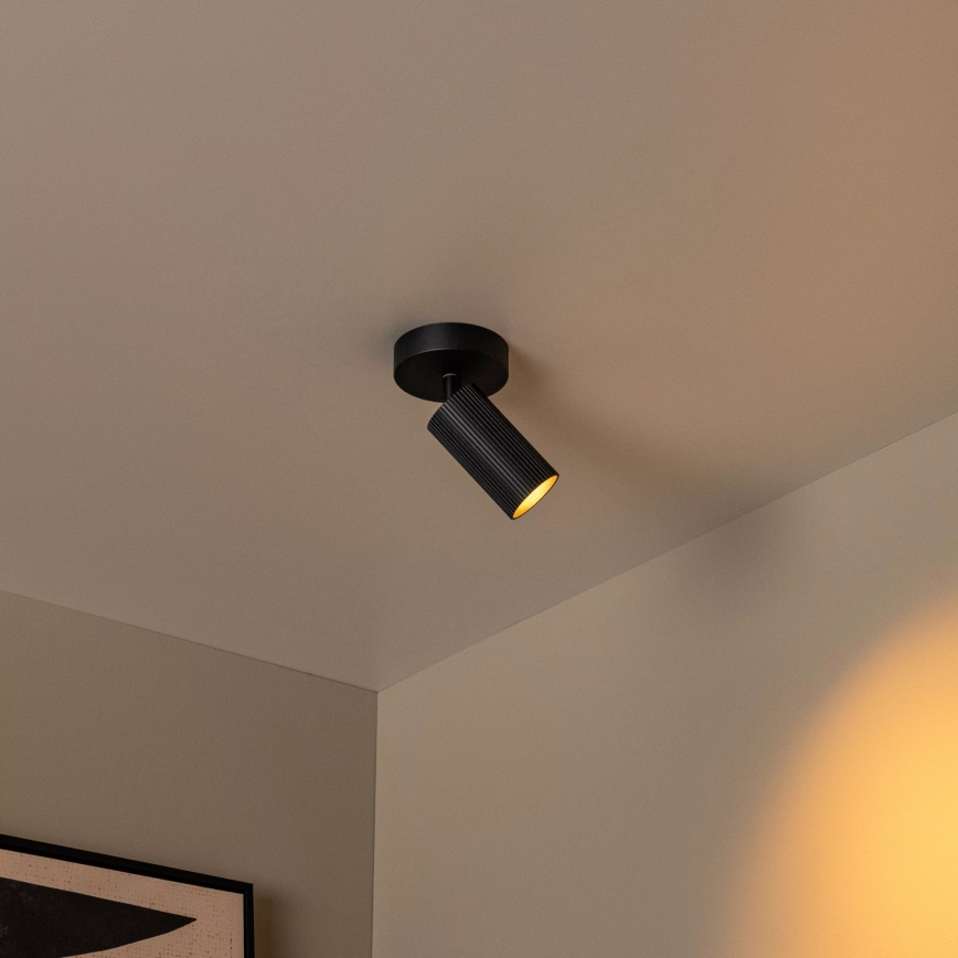 Lucide 09939/01/30 - Nástěnné bodové svítidlo CLUBS 1xGU10/40W/230V černá