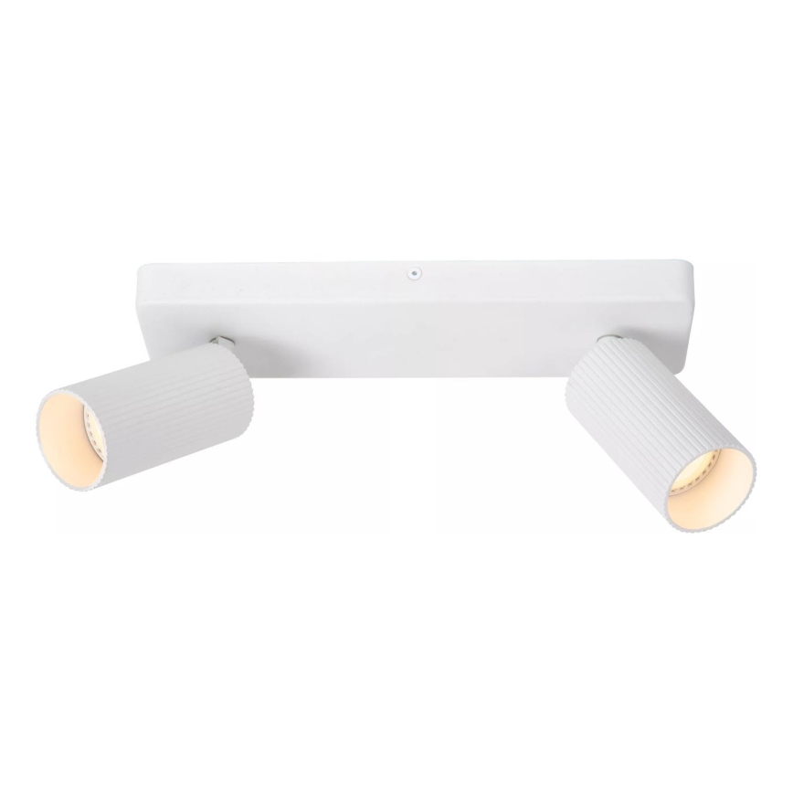 Lucide 09939/02/31 - Bodové svítidlo CLUBS 2xGU10/40W/230V bílá