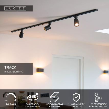 Lucide 09951/01/30 - Bodové svítidlo do lištového systému TRACK 1xGU10/MR16/50W/230V