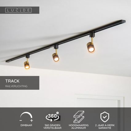 Lucide 09952/01/30 - Bodové svítidlo do lištového systému TRACK 1xGU10/MR16/50W/230V