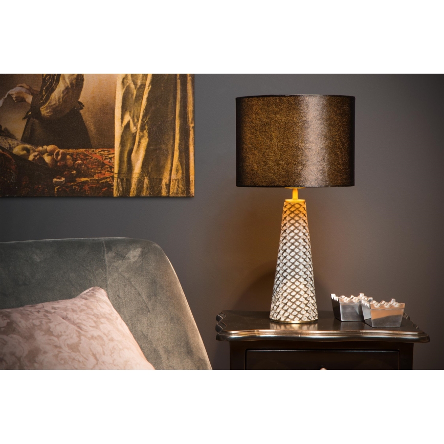 Lucide 10501/81/30 - Stolní lampa VELVET 1xE27/40W/230V