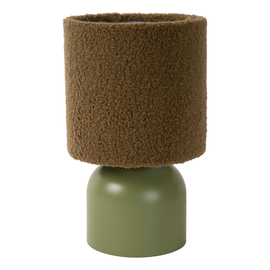 Lucide 10516/01/33 - Stolní lampa WOOLLY 1xE14/40W/230V zelená