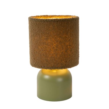Lucide 10516/01/33 - Stolní lampa WOOLLY 1xE14/40W/230V zelená