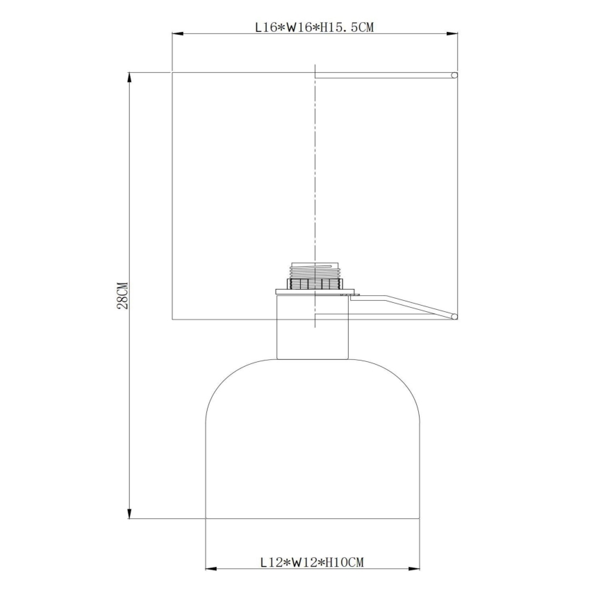 Lucide 10516/01/38 - Stolní lampa WOOLLY 1xE14/40W/230V krémová