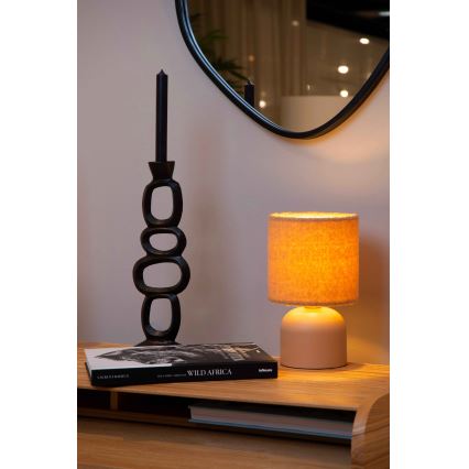 Lucide 10516/01/44 - Stolní lampa WOOLLY 1xE14/40W/230V oranžová