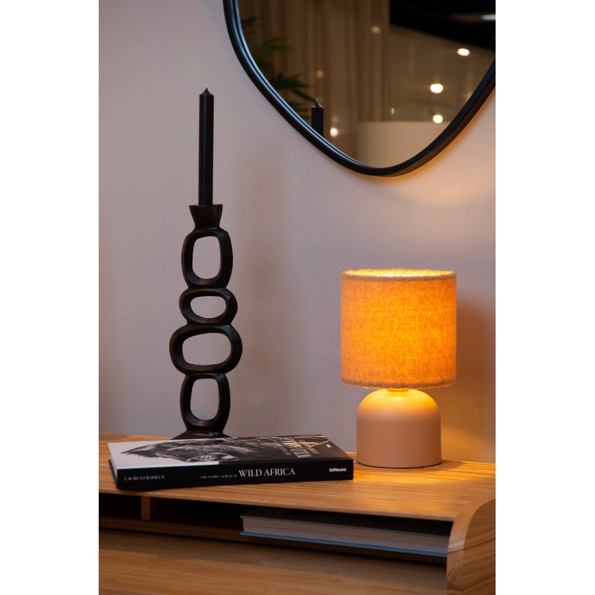 Lucide 10516/01/44 - Stolní lampa WOOLLY 1xE14/40W/230V oranžová