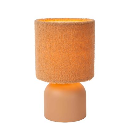 Lucide 10516/01/44 - Stolní lampa WOOLLY 1xE14/40W/230V oranžová
