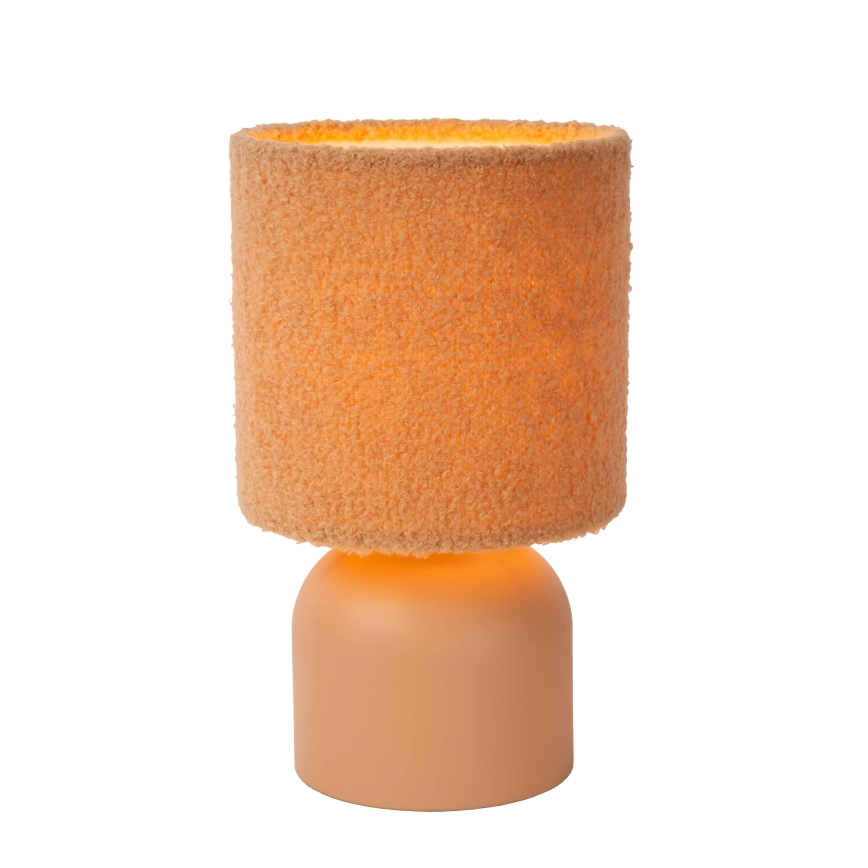 Lucide 10516/01/44 - Stolní lampa WOOLLY 1xE14/40W/230V oranžová