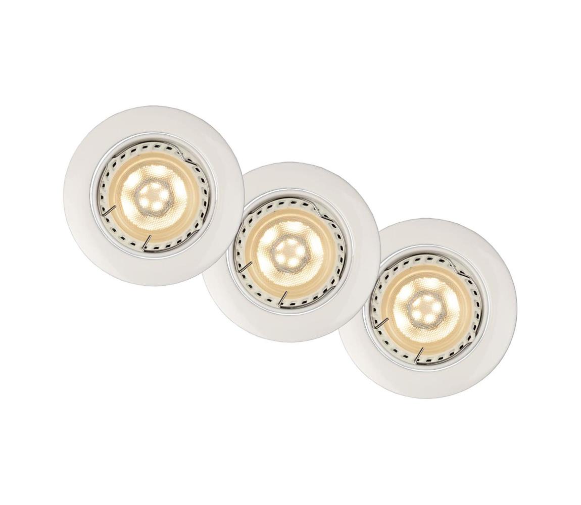 Lucide Lucide 11001/15/31 - SADA 3x LED podhledové svítidlo FOCUS 3xGU10/5W/230V bílé LC1078