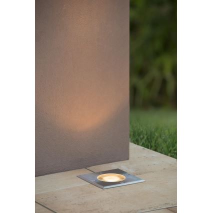 Lucide 11800/01/12 - Venkovní zápustné svítidlo BILTIN 1xGU10/35W/230V IP67