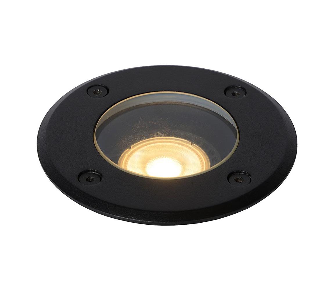 Lucide Lucide 11801/01/30-Venkovní nájezdové svítidlo BILTIN 1xGU10/35W/230V IP67 černá LC3170