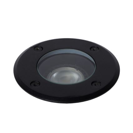 Lucide 11801/01/30 - Venkovní zápustné svítidlo BILTIN 1xGU10/35W/230V IP67 černá