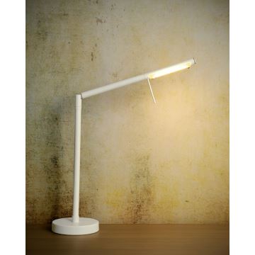 Lucide 12619/06/31 - LED Stmívatelná stolní lampa BERGAMO 1xLED/6W/230V bílá