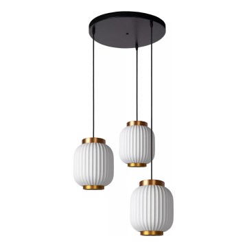 Lucide 13435/03/31 - Lustr na lanku GOSSE 3xE27/40W/230V porcelán