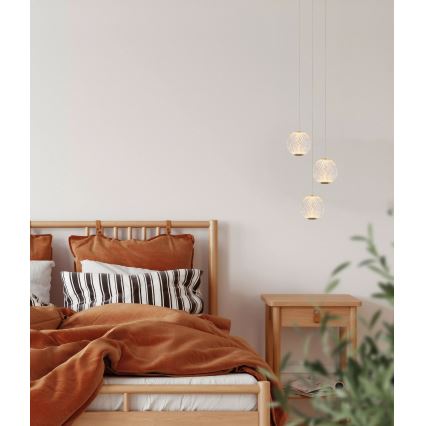 Lucide 13499/13/60 - LED Stmívatelný lustr na lanku CINTRA 3xLED/4,7W/230V zlatá
