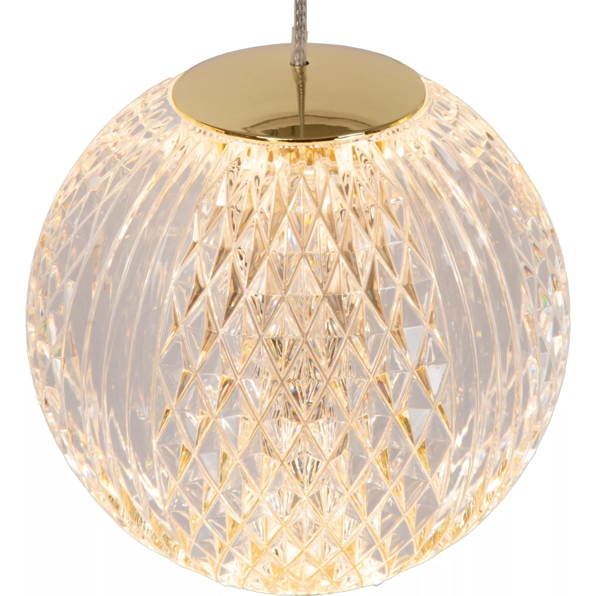 Lucide 13499/13/60 - LED Stmívatelný lustr na lanku CINTRA 3xLED/4,7W/230V zlatá