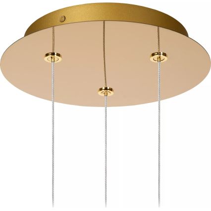 Lucide 13499/13/60 - LED Stmívatelný lustr na lanku CINTRA 3xLED/4,7W/230V zlatá