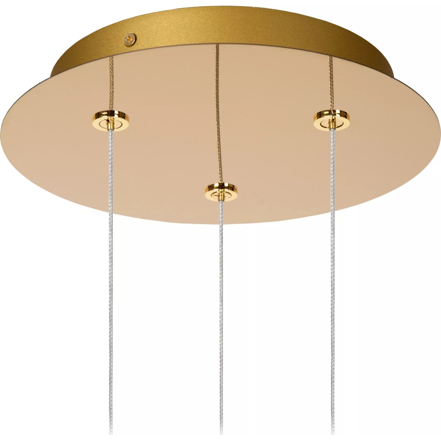 Lucide 13499/13/60 - LED Stmívatelný lustr na lanku CINTRA 3xLED/4,7W/230V zlatá