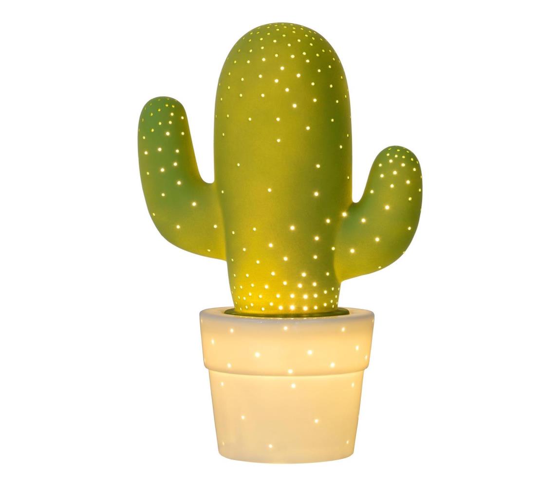 Lucide Lucide 13513/01/33 - Stolní lampa CACTUS 1xE14/40W/230V zelená LC1163