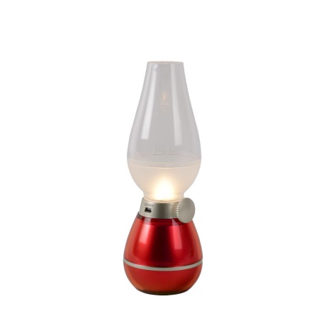 Lucide 13520/01/32 - LED Stmívatelná stolní lampa ALADIN 1xLED/0,4W/5V červená