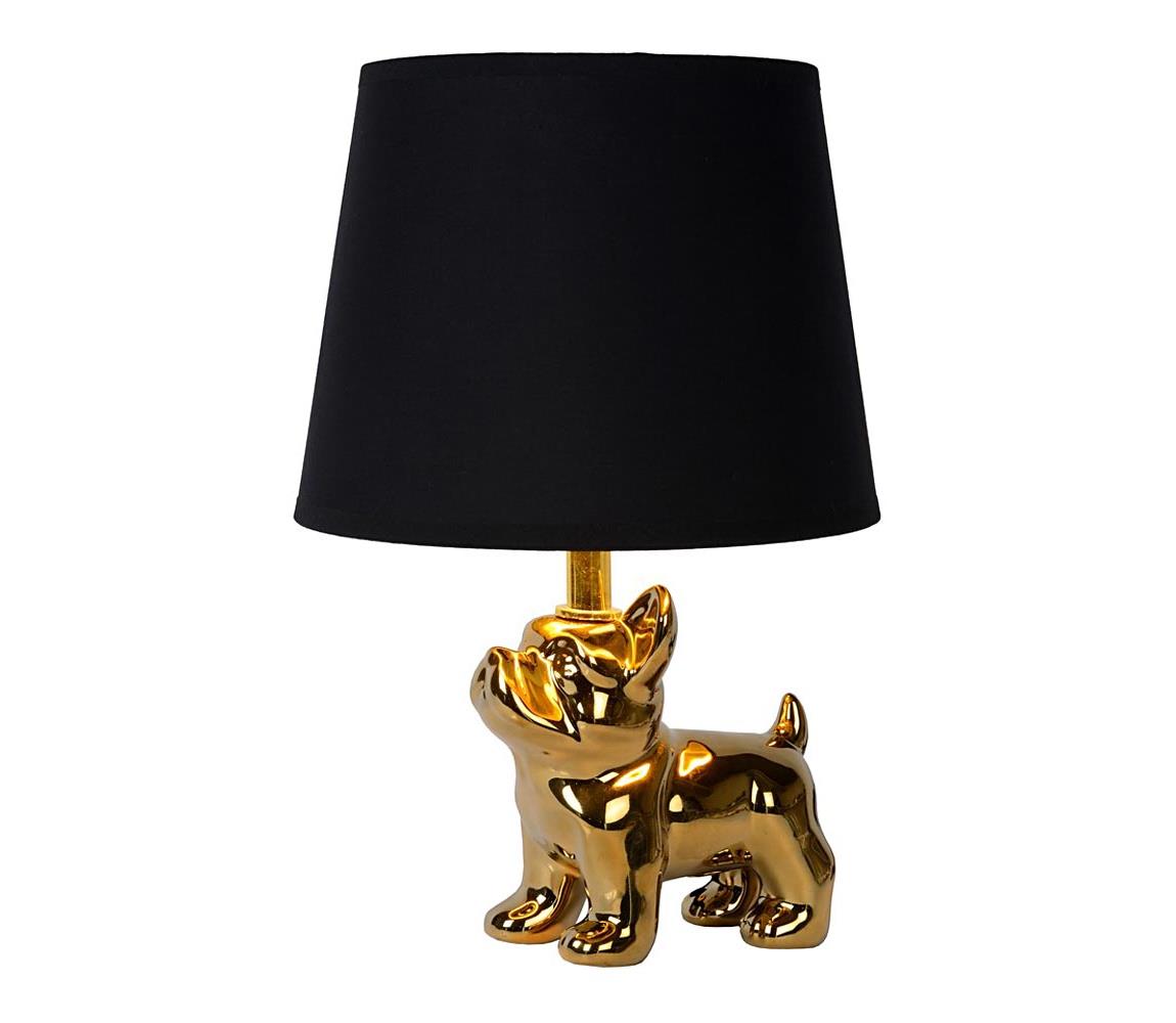 Lucide Lucide 13533/81/10 - Stolní lampa WINSTON 1xE14/40W/230V zlatá/černá LC2755