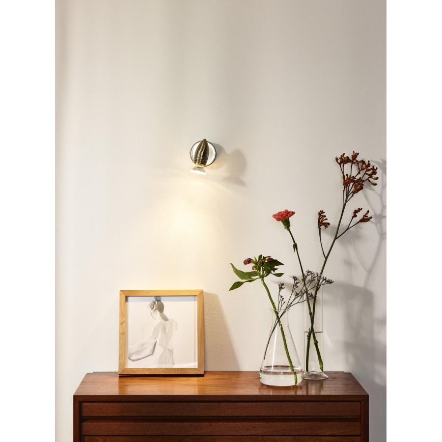 Lucide 13955/05/12 - LED bodové svítidlo CARO-LED 1xGU10/5W/230V matný chrom
