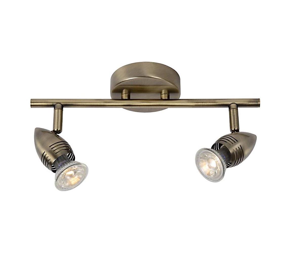 Lucide Lucide 13955/10/03 - LED bodové svítidlo CARO-LED 2xGU10/5W/230V bronz LC1177