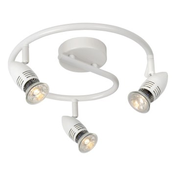 Lucide 13955/14/31 - LED bodové svítidlo CARO-LED 3xGU10/5W/230V bílé