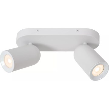 Lucide 13958/02/31 - Bodové svítidlo PUNCH 2xGU10/35W/230V bílá