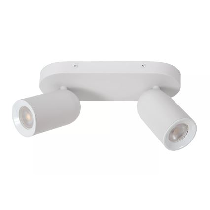 Lucide 13958/02/31 - Bodové svítidlo PUNCH 2xGU10/35W/230V bílá