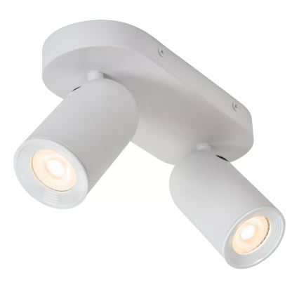 Lucide 13958/02/31 - Bodové svítidlo PUNCH 2xGU10/35W/230V bílá